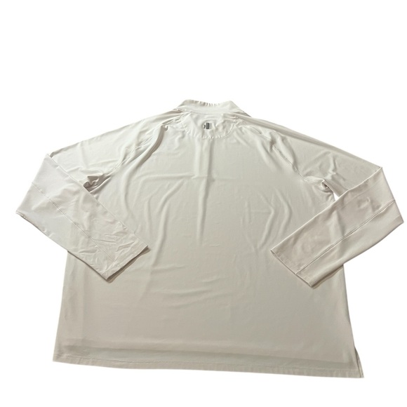 johnnie-O Men’s White Quarter Zip Performance Pullover Size XL - Picture 2 of 8